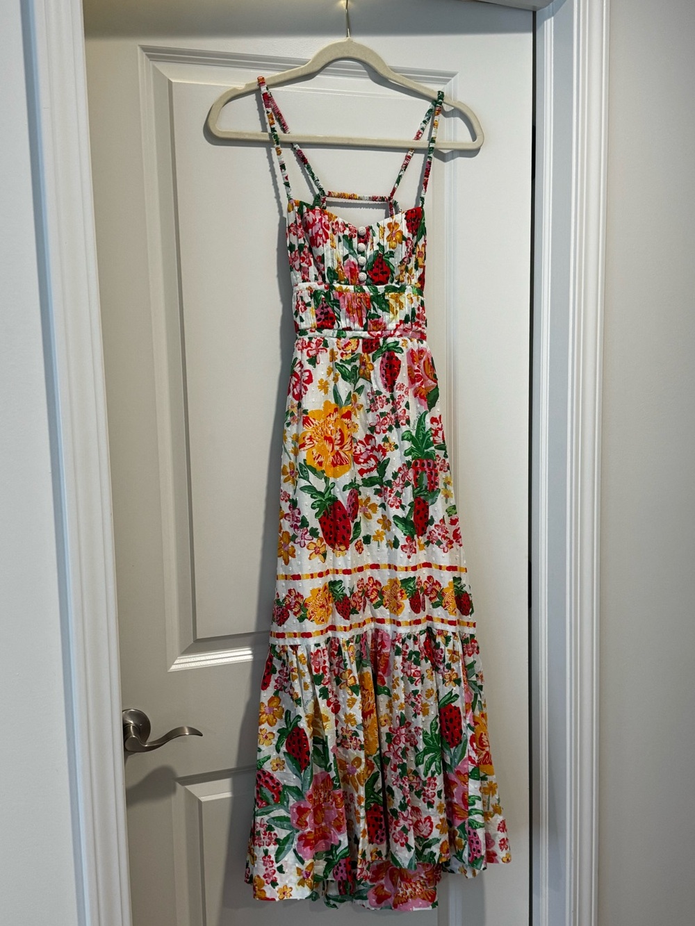 Farm Rio Floral Multi-Color Maxi Sundress - Women Dresses